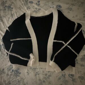 Black and White Sweater